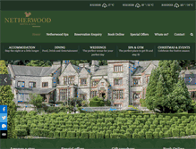 Tablet Screenshot of netherwood-hotel.co.uk